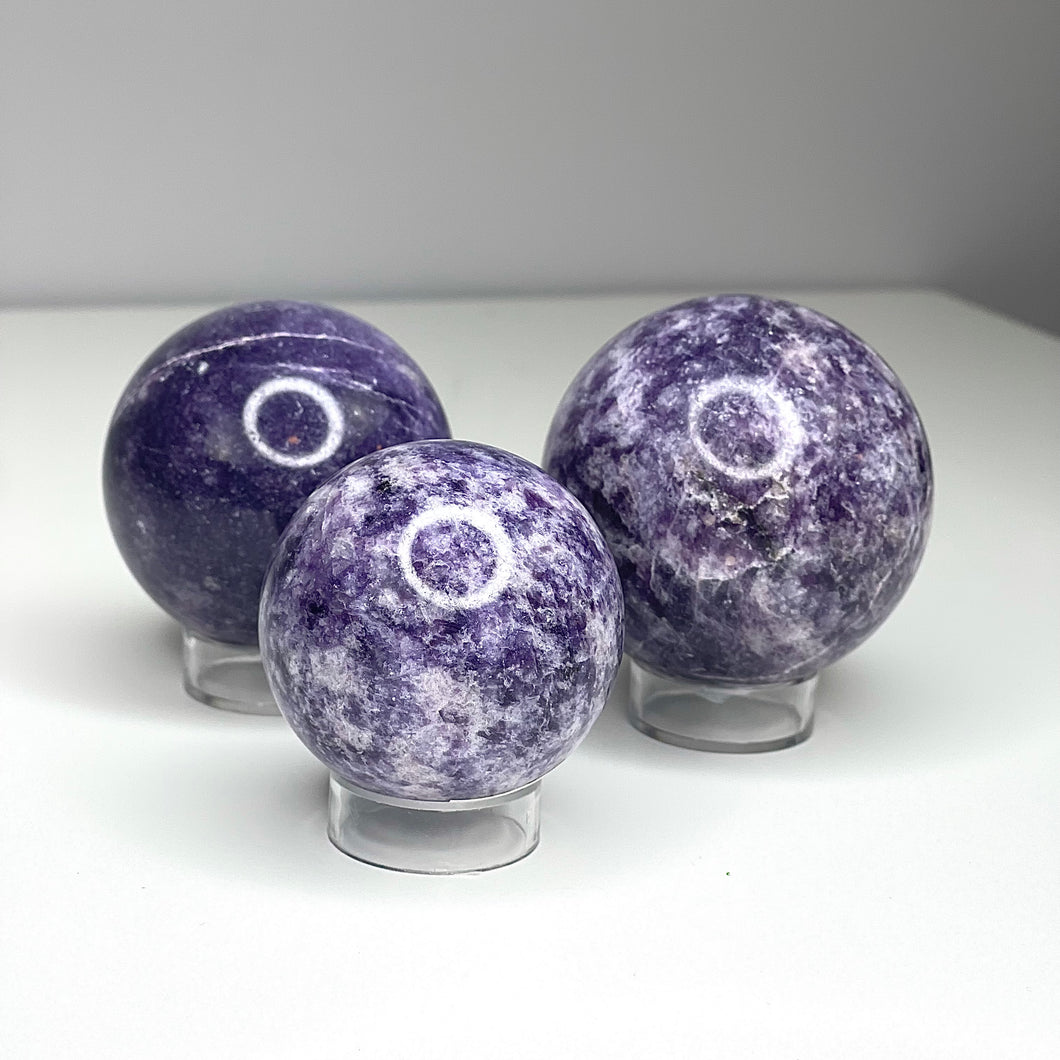 Lepidolite Sphere