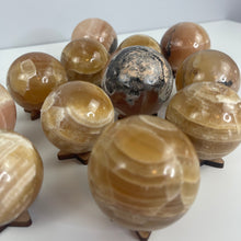 Load image into Gallery viewer, Honey Calcite Sphere
