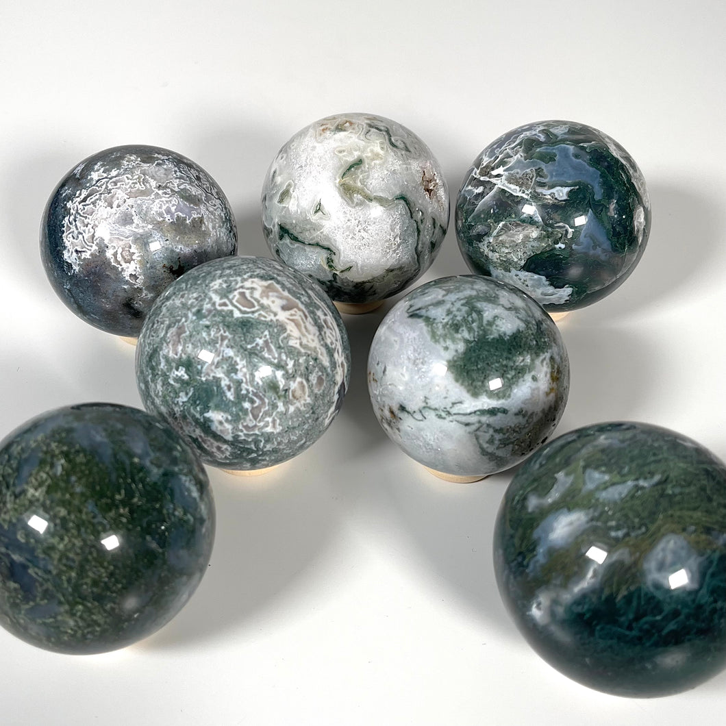 Moss Agate Sphere