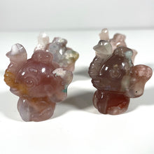 Load image into Gallery viewer, Flower Agate Elephants
