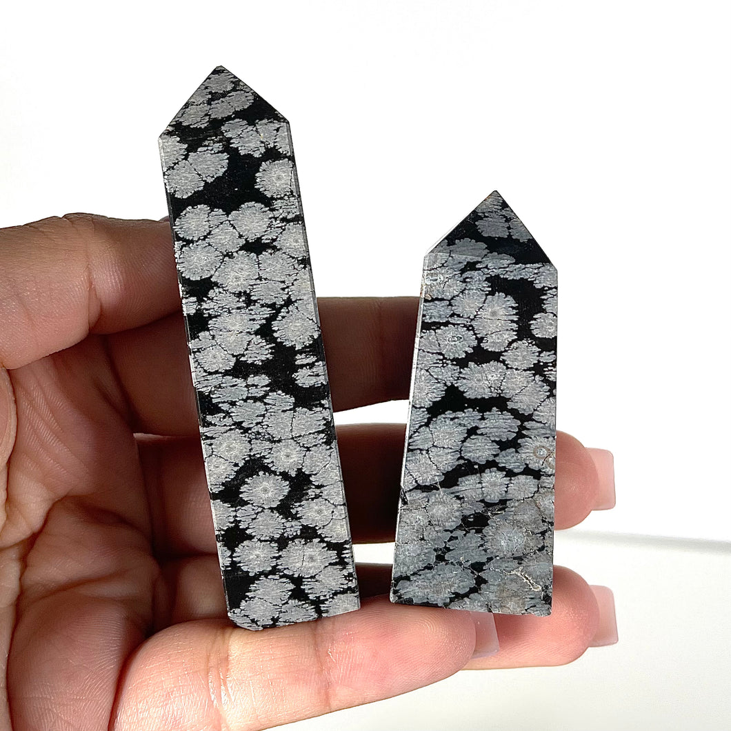 Snowflake Obsidian Obelisk