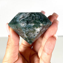 Load image into Gallery viewer, Moss Agate Diamond
